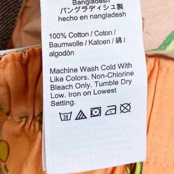 NWT J. Crew Men’s Avocado Print Cotton Boxers Underwear Orange - Picture 5 of 5